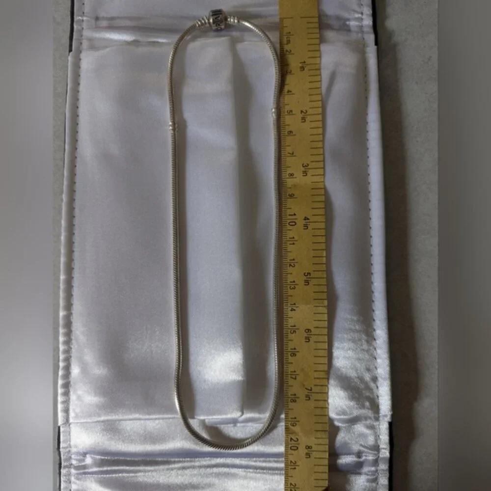 Pandora sterling silver snake chain necklace - Picture 3 of 3